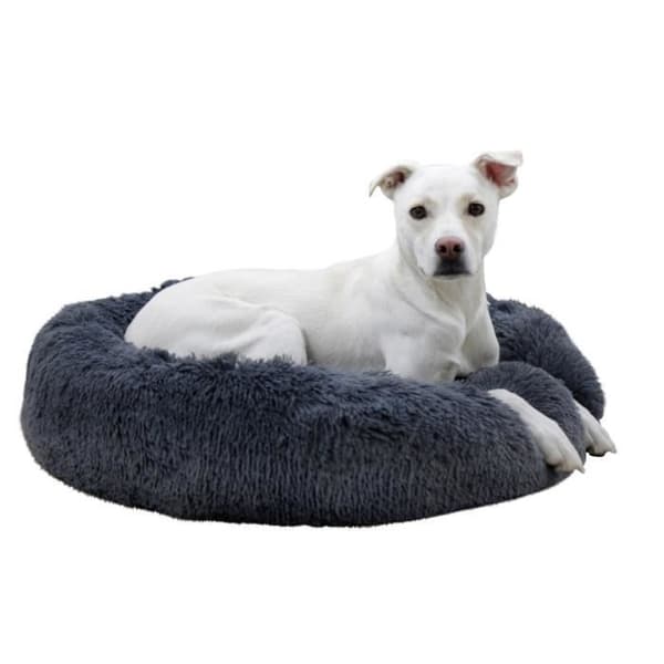 Kerbl Fluffy hundkudde - grå - 19x76 cm