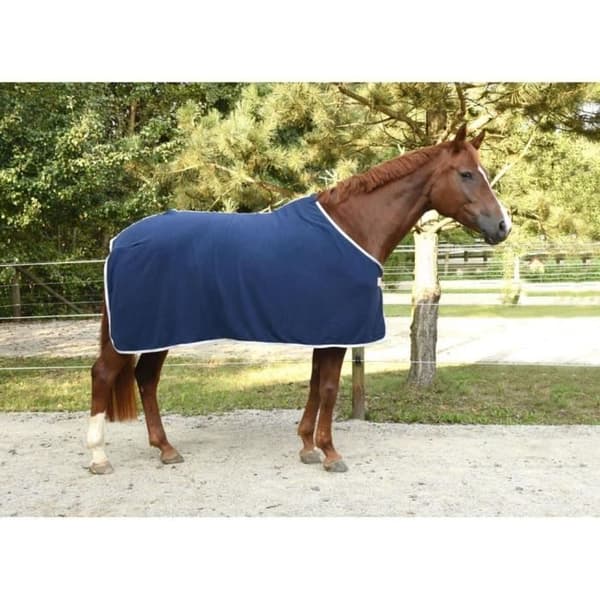 Kerbl Filt RugBe Economic Fleece Marinblå 135/185 cm 328682