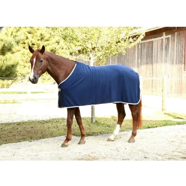 Kerbl Filt RugBe Economic Fleece Marinblå 135/185 cm 328682