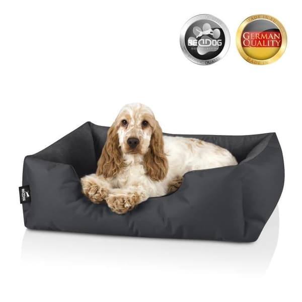 Hundsäng - BedDog® - ZARA - 70x55 cm - GRAFIT - Rektangulär