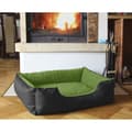 Miniatyrbild 2 av 4: Hundsäng - BedDog® - LUPI - XL 100x85cm - Vattentät - Färg GRÖN-FÄLT