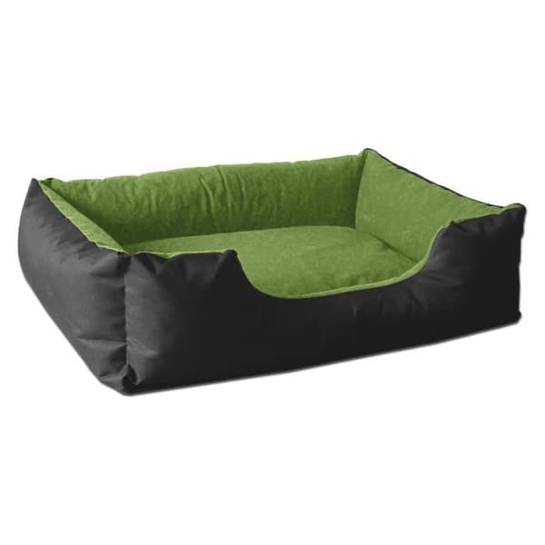 Hundsäng - BedDog® - LUPI - XL 100x85cm - Vattentät - Färg GRÖN-FÄLT