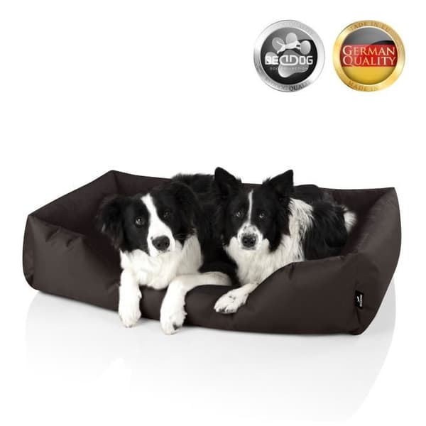 Hundsäng - BedDog® - ZARA - XXL 120x85cm - Färg CHOKLAD - Rektangulär