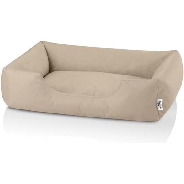 Hundsäng - BedDog® - ZARA - XL 100x85cm - Färg NAMIB-SAND - Rektangulär