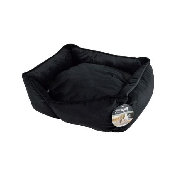 Sammetshund- och kattkorg "Crafty" 55cm Svart