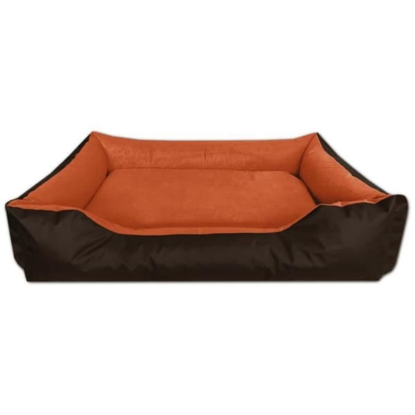 Hundsäng - BedDog - LUPI - XXL 120x85cm - Brun/orange färg - Rektangulär