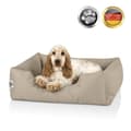 Miniatyrbild 2 av 4: Hundsäng - BedDog® - ZARA - 70x55 cm - Beige - Rektangulär - Vattentät