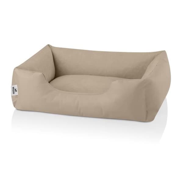 Hundsäng - BedDog® - ZARA - 70x55 cm - Beige - Rektangulär - Vattentät