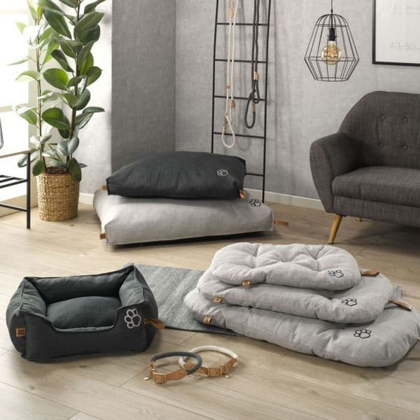 Rektangel Hund &amp; Kattkorg "City" 55cm Antracit
