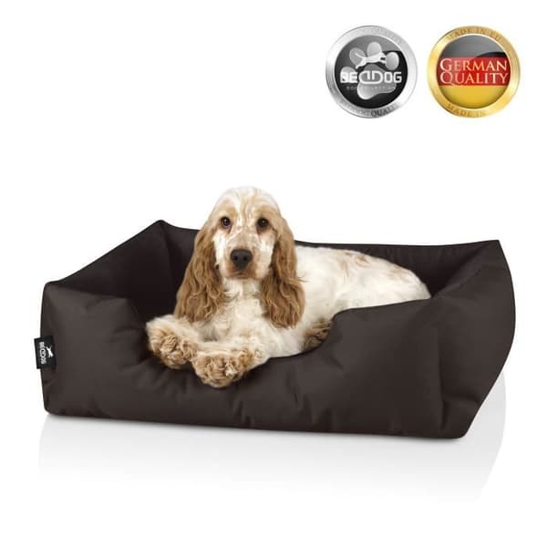Hundsäng - BedDog® - ZARA - 70x55 cm - Färg CHOKLAD - Rektangulär