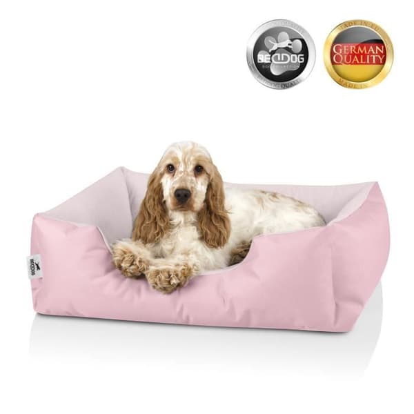 Hundsäng - BedDog® - ZARA - 55x40 cm - PINK-YORK - Rektangulär