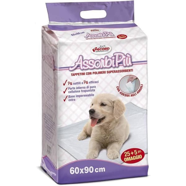 Hygienisk matta - Record - Assorbiplus - Super Absorbent - 60 x 90 cm - 30 enheter