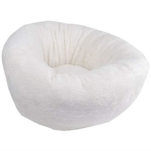 Puff kudde - HUND &amp; KATTER - Rasty - Vit - 45 x 25 cm - Liten hund/katt
