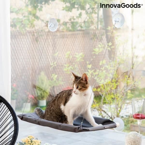Hängmatta - INNOVAGOODS - Catlax - Grå - 56x38x2,5 cm - 30 kg max