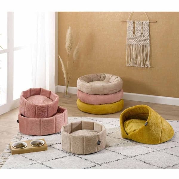 Hund- och Kattkorg "Boho" 38cm Naturlig