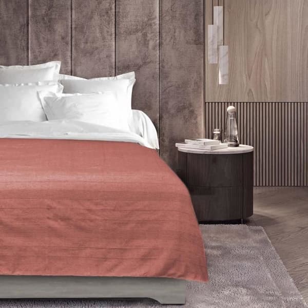 Rullbart pläd - Lucile - 220x240 cm - polycotton - färg gammal rosa