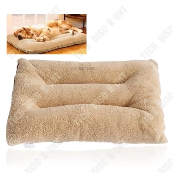 TD® Four Seasons Pet Supplies Avtagbar och tvättbar Lamm Fleece Pet Bed 100 x 65 x 15 cm