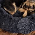 Miniatyrbild 3 av 4: HTBE® Deep sleep dog house rund plysch strömatta höst och vinter kattmadrass husdjurs kennel compa