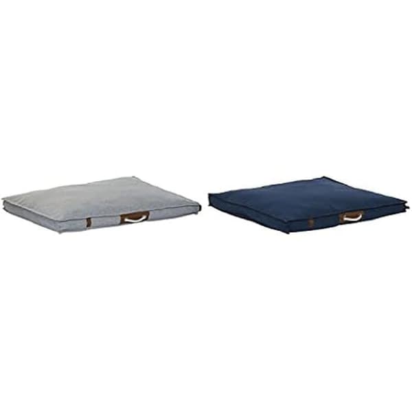 Säng för husdjur - DKD Heminredning - Standard - Blå och Grå - 68x88x10 cm - Rektangulär