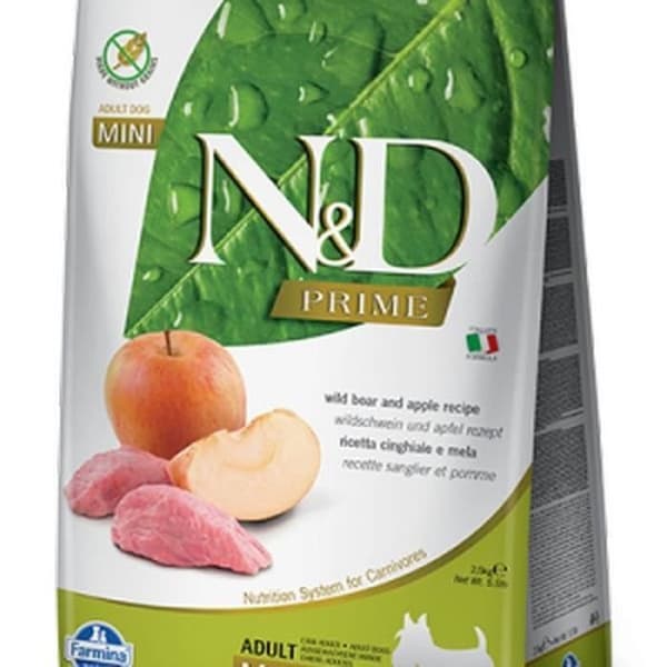 Premium vildsvin och äpple mini vuxen hund (2,50 kg)
