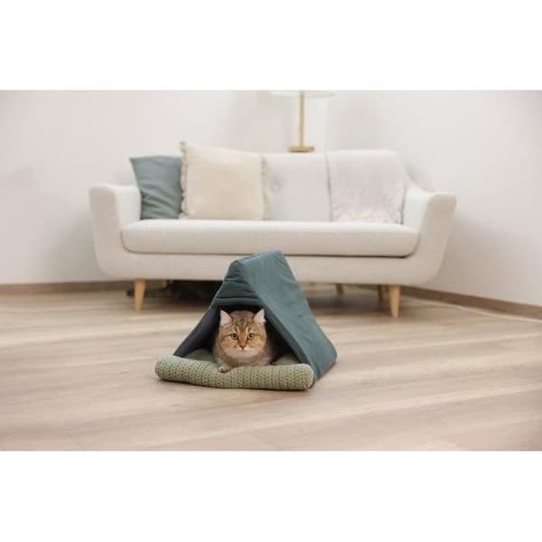 KERBL - Kattbädd - ANNE - 45 x 40 x 34 cm - Grön