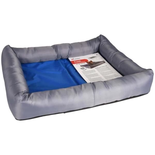 Kylhandduk - FRESK - Storlek S - 50 x 40 x 8.5 cm - Blå/grå - För hund