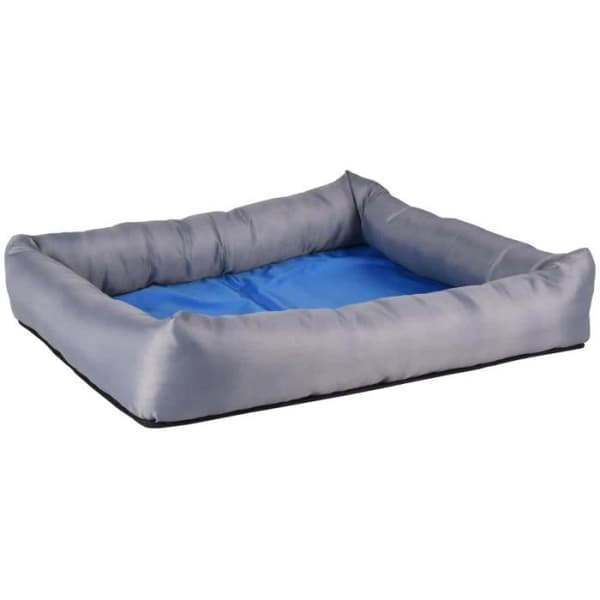 Kylhandduk - FRESK - Storlek S - 50 x 40 x 8.5 cm - Blå/grå - För hund