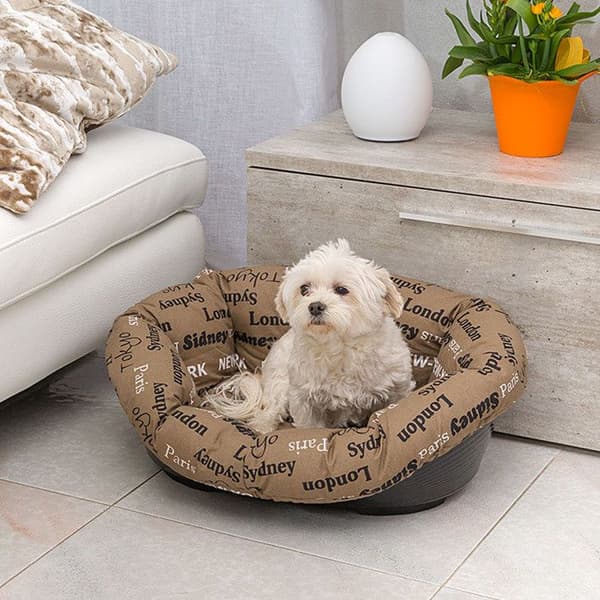 Dyna - Ferplast - Soffa - Beige - Storlek XS - 59 x 46 cm - För hund