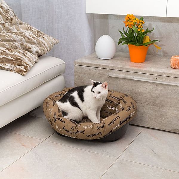 Dyna - Ferplast - Soffa - Beige - Storlek XS - 59 x 46 cm - För hund