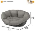 Miniatyrbild 2 av 6: Dyna - Ferplast - Soffa - Beige - Storlek XS - 59 x 46 cm - För hund