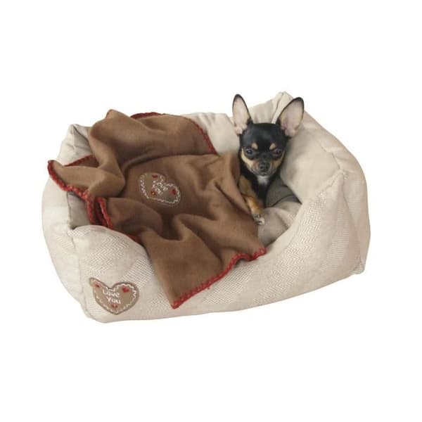 Kerbl Hundsäng Love You 47 x 37 x 11 cm Beige 81231