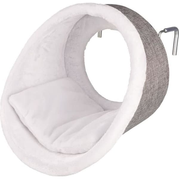 TRIXIE Cozy Radiator Shelter - Ø38x34cm - Vit & Grå - För katter