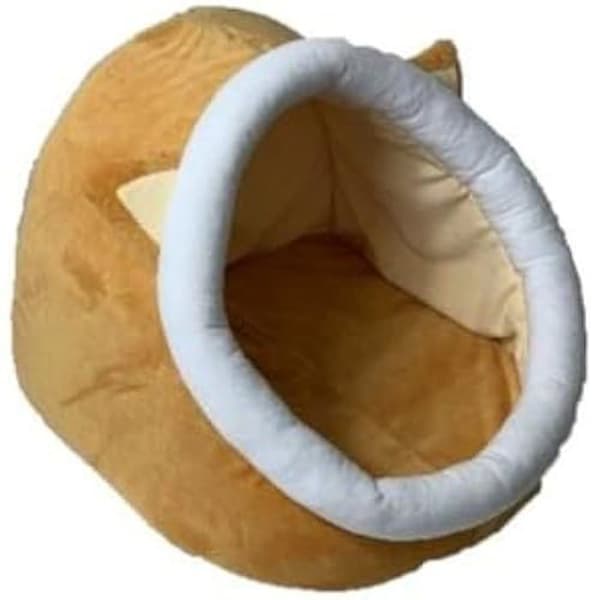 GO GIFT Pet Bed Gul Vit 40 x 4 x 45 cm
