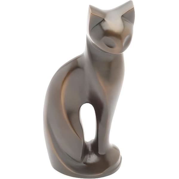 Begravningsurna - Urner UK - Chat - Brons - 24 cm - Handgjord av robust tenn