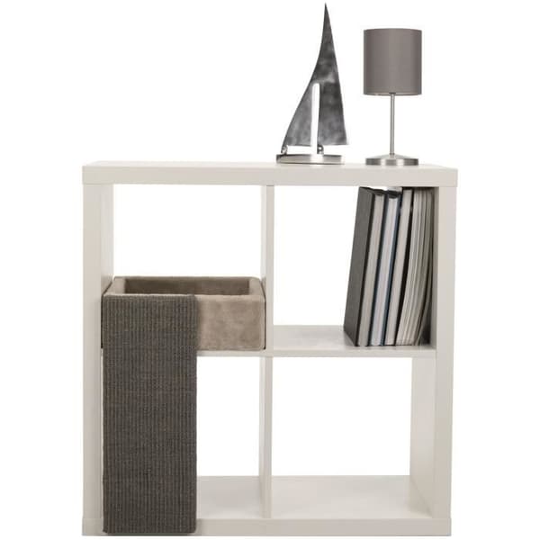 Säng för hyllor med klösträd - TRIXIE - 33 x 48 x 37 cm - Beige och grå - För katt