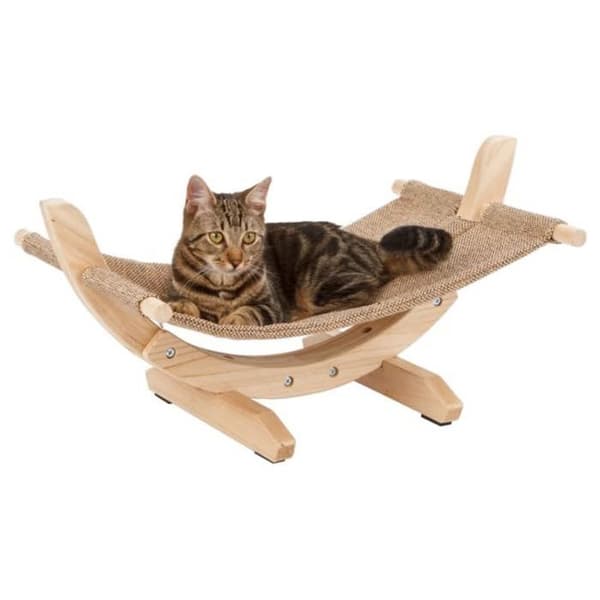 Hängmatta för katter - Kerbl - Siesta 2.0 - Brun - 61x37x29cm - Inomhus