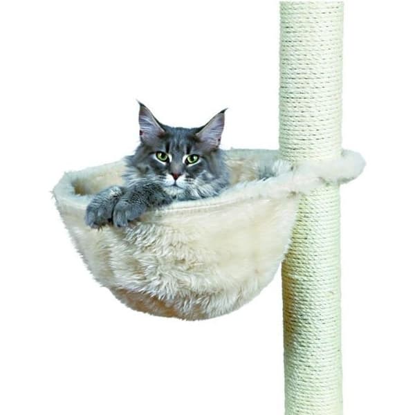 Komfortväska för kattträd - TRIXIE - Ø 38 cm - Kräm - Plysch - Metallram
