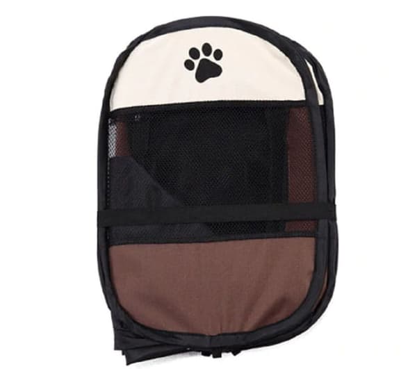 Lekhage för hund/katt 74x74x43cm - brun