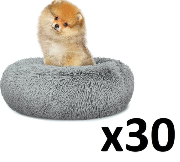 Plyschsäng S 40cm - ljusgrå x 30