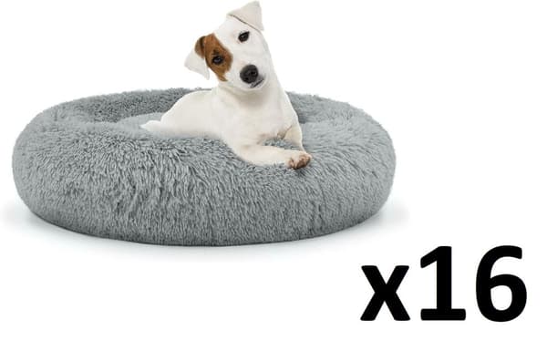 Pehmoinen sänky M 60cm - vaaleanharmaa x 16