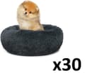Miniatyrbild 1 av 9: Plyschsäng S 40cm - mörkgrå x 30