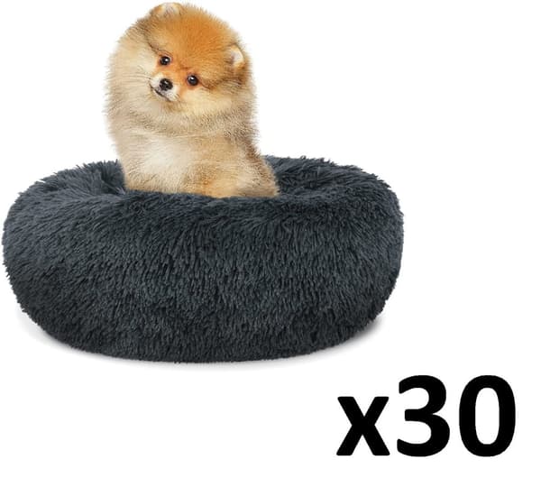 Plyschsäng S 40cm - mörkgrå x 30