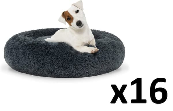 Pehmoinen sänky M 60cm - tummanharmaa x 16