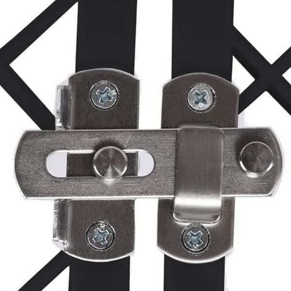 Hundebur 90x90x60cm Sort