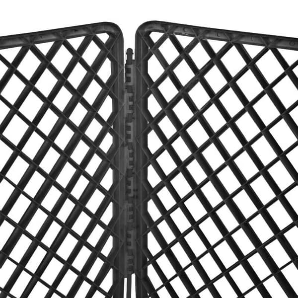 Hundebur 90x90x60cm Sort