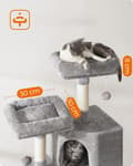 Miniatyrbillede 4 af 9: Kradsemåtte til katte - PCT141W01