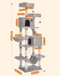 Miniatyrbillede 4 af 8: Kradsemåtte til katte - PCT190W01