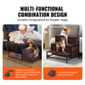 Miniatyrbillede 3 af 4: Pet Bunk Bed, Multi-niveau Design, Aftagelige Madrasser, Robust Konstruktion