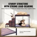 Miniatyrbillede 4 af 4: Pet Bunk Bed, Multi-niveau Design, Aftagelige Madrasser, Robust Konstruktion