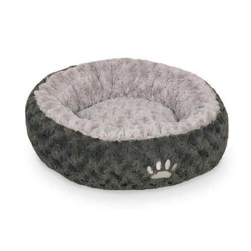 Hund/kattkorg - Nobby - 71557 - Donut Seoli - Mörkgrå/ljusgrå - 45 cm